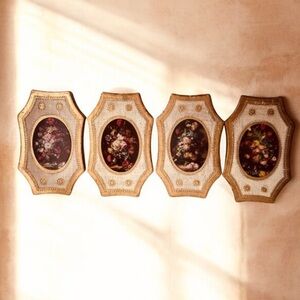 Florentine wood art plague. Italian wall art